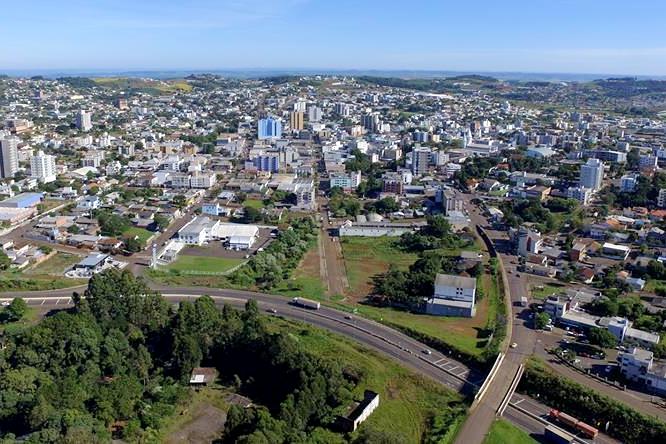 Vista aérea de Xanxerê (SC)